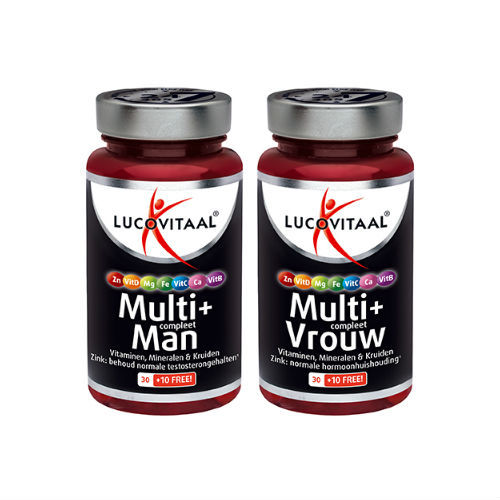 Lucovitaal Multi+ Compleet Man / Multi+ Compleet Vrouw