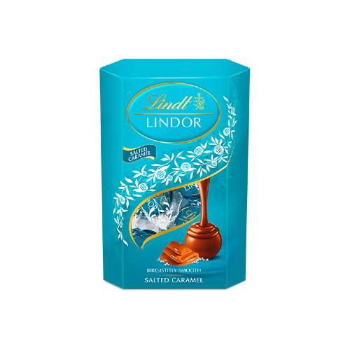 Lindor Karamel Zeezout cornets