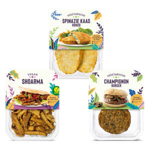 Lidl – Vemondo Vega champignon burger & Spinazie/ kaas rondo & vegan shoarma